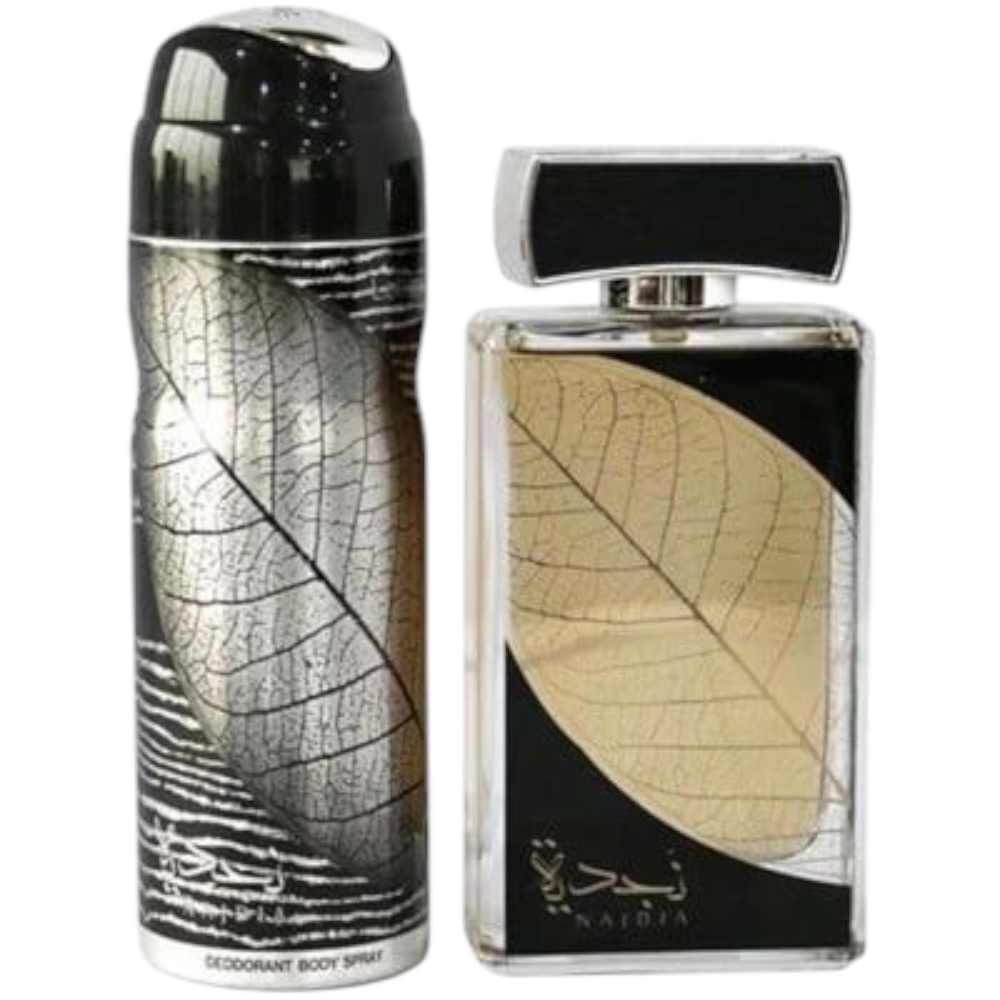 Lattafa Najdia set parfum arabesc barbati 100 ml + 50 ml Lattafa Najdia set parfum arabesc barbati 100 ml + 50 ml