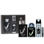 Lattafa Pride Ishq Al Shuyukh Silver caseta cadou 4 piese barbati