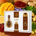 Lattafa Pride Masa – set cadou parfum arabesc barbati 4 piese - imagine 5