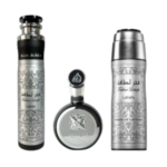 Lattafa Fakhar Man set cadou barbati EDP 100 ml spray 200 ml odorizant 300 ml