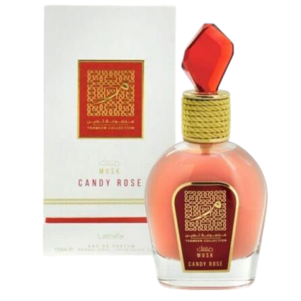 sticla Lattafa Musk Candy Rose parfum femei 100 ml