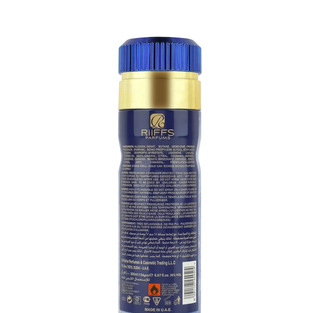 sticla Riiffs Desert Blue Oud deodorant barbati 200 ml