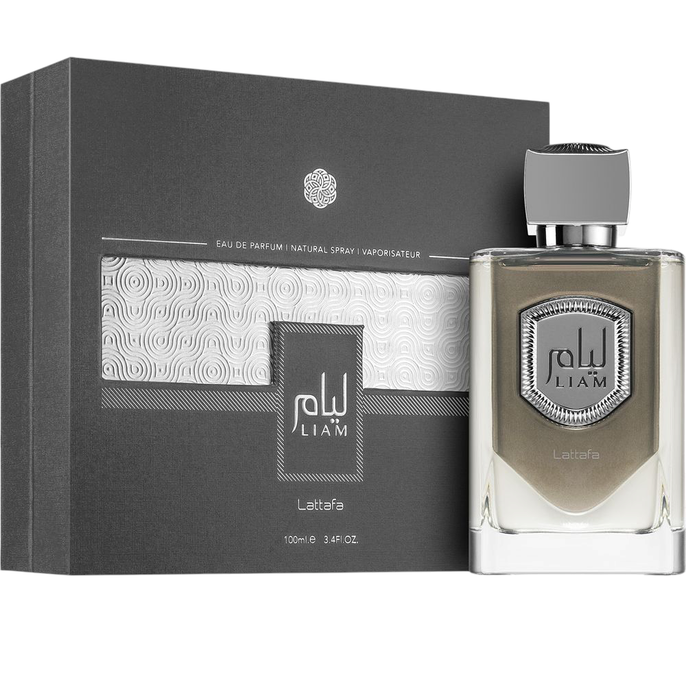 sticla Lattafa Liam Grey parfum unisex 100 ml