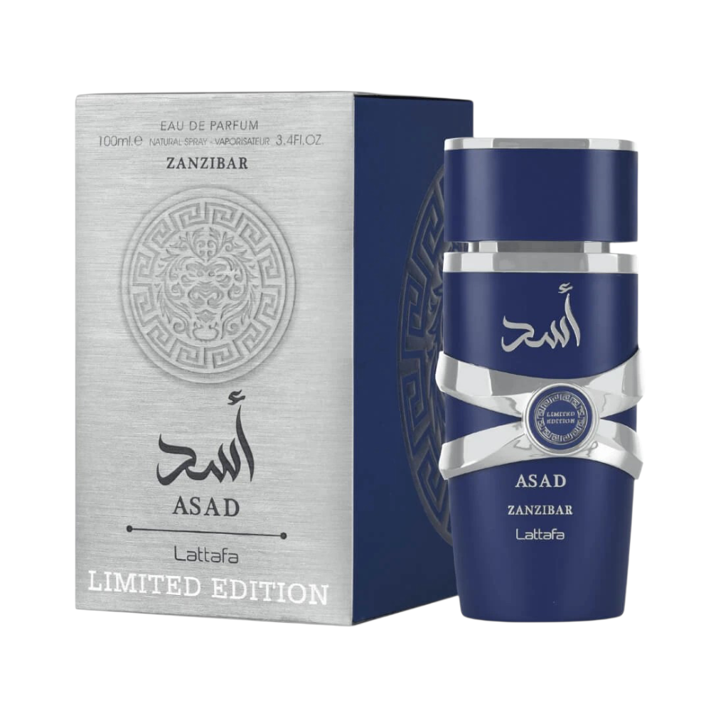 sticla Lattafa Asad Zanzibar Limited Edition